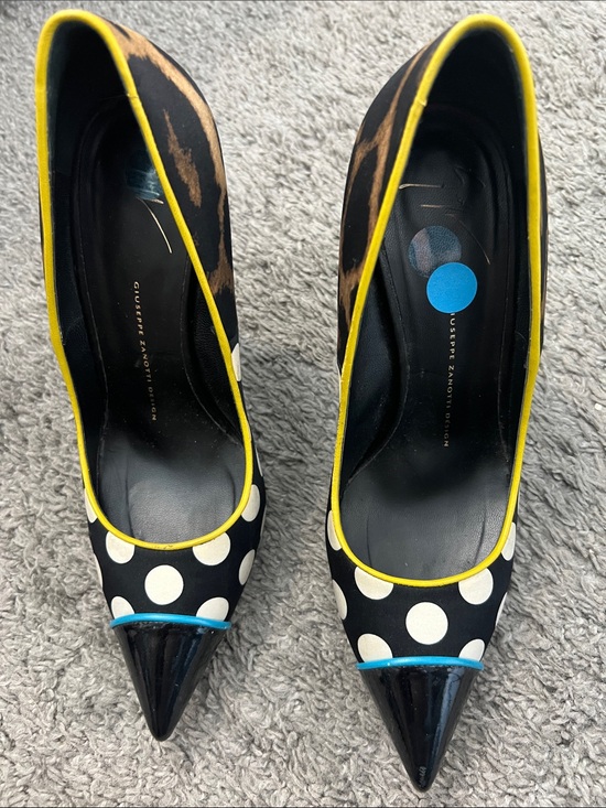Giuseppe Zanotti Shoes - Giuseppe Zanotti Animal Print and Polka Dot